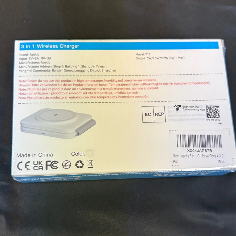 Apetiy 3-in-1 Wireless Charger